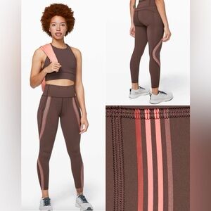 Lululemon Speed Light Tight 25"
Cherry Cola / Coral Kiss! EUC